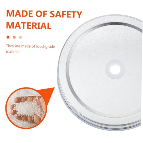 DECHOUS Fermenting Lid Kit for Wide Mouth Mason Jars 87mm Diameter with Airlock Fermenter Lid Fermenter Jar Supplies for Home Kitchen Canning Random Color
