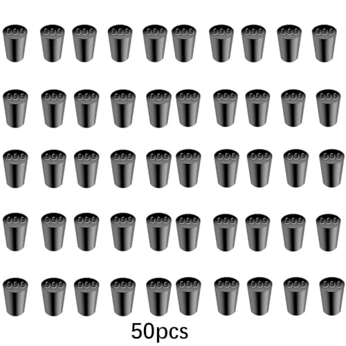 50Pcs Solid Rubber Stoppers 000# Tapered Lab Bungs Solid Rubber Stoppers - size: 50Pcs 000#