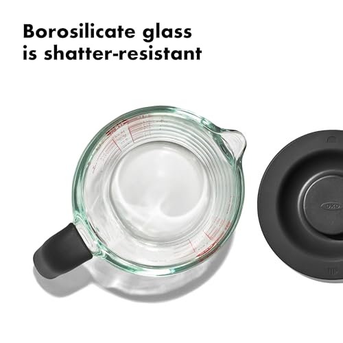 OXO Good Grips 2 Cup Glass Measuring Cup with Lid