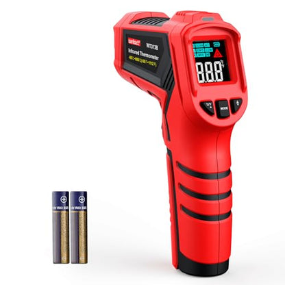 Wintact Laser Infrared Thermometer Gun, -58°F to 1112°F Surface Heat Temperature Gun, Non-Contact Digital Thermometer for Kitchen Cooking Food, Pizza Oven, BBQ, Griddle, Soap Making, HVAC