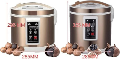 Black Garlic Fermenter Machine (6/7.5 Litres), Layered Design + Stainless Steel Rack, 7 Day Fast Fermentation + Scheduled Drying + Power Off Memory for Yogurt, Natto, Vinegar