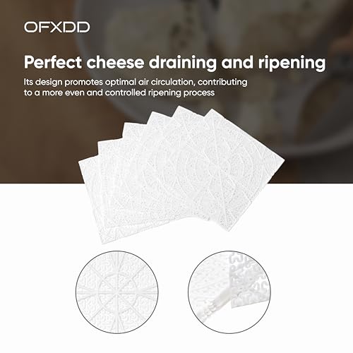 Cheese Ripening Mat - Pack of 5 - Cheese Plastic Extractor Mesh - Cheese Drying Mats