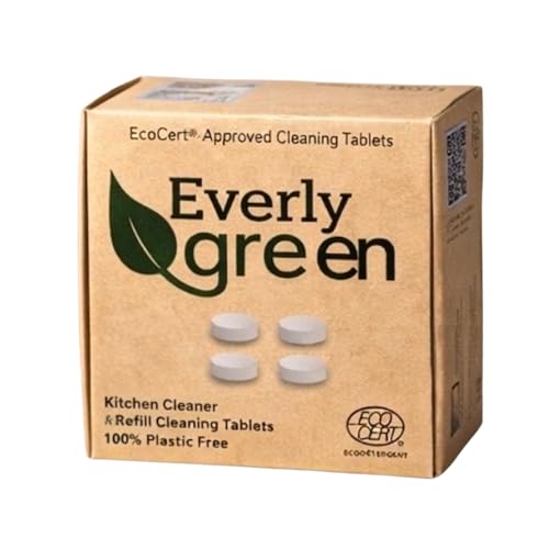 Eco Tabs All Purpose Cleaner Concentrate Refill Tablet For Kitchen - Ecocert Certified 4 Pack Kitchen Cleaner Spray Tablets Makes 4 X 750ml – Cuts Grease On Counter, Stove & Appliances