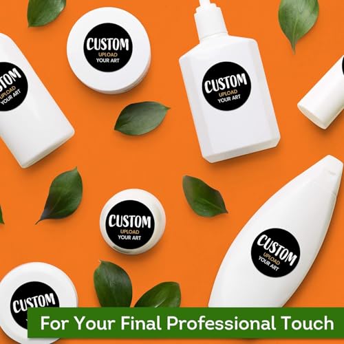 Custom Stickers for Weddings, Birthdays & Businesses - Personalized Labels with Your Logo - Waterproof, Fade and Heat Resistant - Pack of 100-1000 (Custom Image, 2 Inch) - color: Custom Image, size: 2 Inch