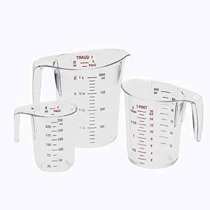 4-Quart Plastic Measuring Cup - size: 4-Quart
