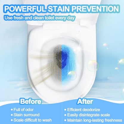 KIISIISO Toilet Bowl Cleaners, Septic-Safe Automatic Toilet Cleaner Bottles, Sustained-Release Toilet Tank Cleaners For Against Tough Stains, Long-Lasting Deep Cleaning & Freshness-2 Packs - size: 7.5 Ounce (Pack of 2)