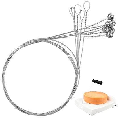 Replacement Cheese Cutting Wires Compatible with Boska Cheese Commander Pro/Pro+, Stainless Steel Cutter Wire Replacement, Fit & Easy to Install for Hard or Semi Hard Block Cheddar & Gouda(6 Pack)