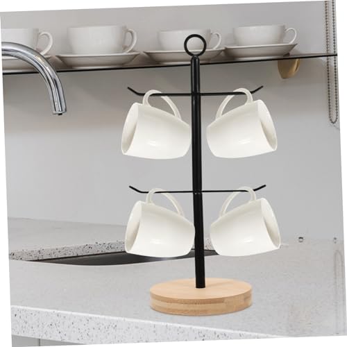 Cabilock 1pc Cup Lid Organizer Desktop Holder Tumbler Lid Rack Mason Jar Storage Stand Freestanding Drying Rack