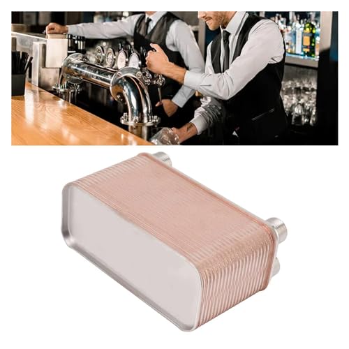 Brazed Plate Heat Exchanger, 30 Plates Wort Chiller,Max 4.5 MPa,316 Stainless Steel Material - Homebrew Wort Chiller Robust Construction