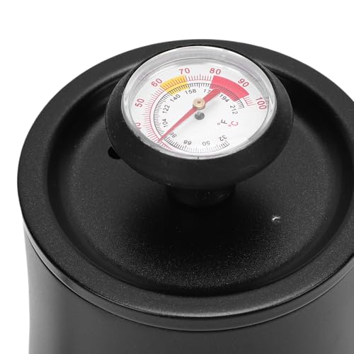 Gooseneck Kettle, 500ML Stainless Steel Pour Over Coffee Kettle with Thermometer, Small Stove Top Water Boiler for Tea Hot Chocolate and Home Camping Brewing