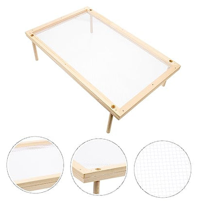 Large Pasta Drying Rack Mesh Vegetable Dryer Dish Drainer Fruit Drying Rack Noodle Holder