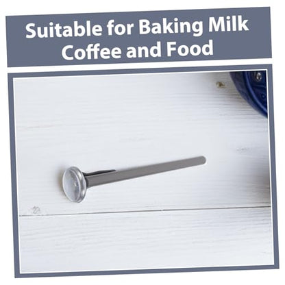 Garneck Stainless Steel Food Probe Thermometer 10℃ to 100℃ Instant Read Cooking Thermometer for Milk Coffee BBQ and Baking