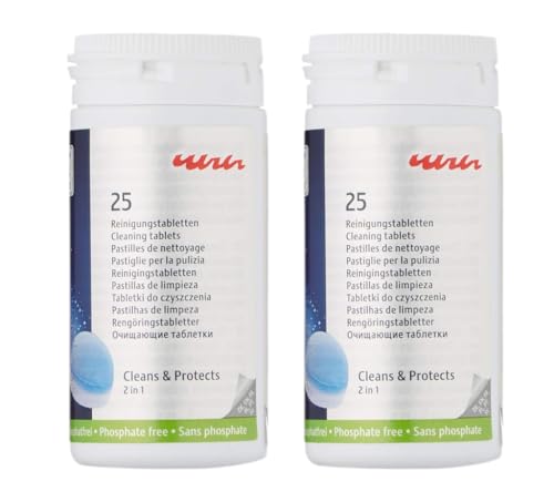 2-Phase Cleaning Tablets - Original Cleaning & Protection for Fully Automatic Coffee Machines, Phosphate-Free Formula (50 Count)