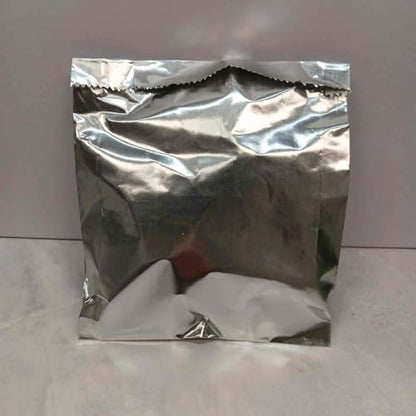 Large Foil Hamburger/Cheeseburger/Sandwich Bags - Grease Resistant, Keeps them Hot - SILVER - 25 Count - color: SILVER - Plain