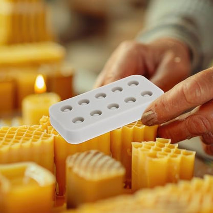 UPKOCH Silicone Beeswax Queen Rearing Mold Beekeeping Grafting Kit Small Size Bee Equipment for Winter Hive Management and Honey Production