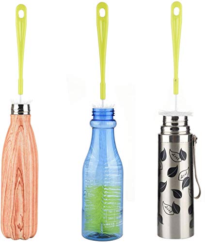ALINK 16 inch Long Bottle Brush Cleaner for Washing Wine/Beer/Sport Well/Thermos/Glass, Hummingbird Feeder and Long Narrow Neck Sport Bottles