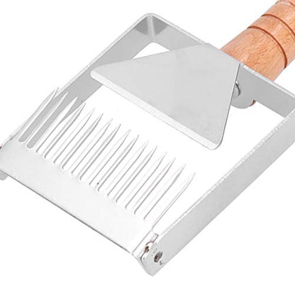 Scraper Stainless Steel, Honey Fork Scraper Shovel Stainless Steel Bee Hive Nest Uncapping Beekeeping Tool