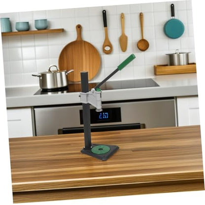 Angoily Manual Tabletop Bottle Capper Tool for Home Brewing and Soda Bottles, Heavy Duty Iron Construction with Adjustable Height for 26mm/29mm Caps, Stable Base and Easy Cleaning,