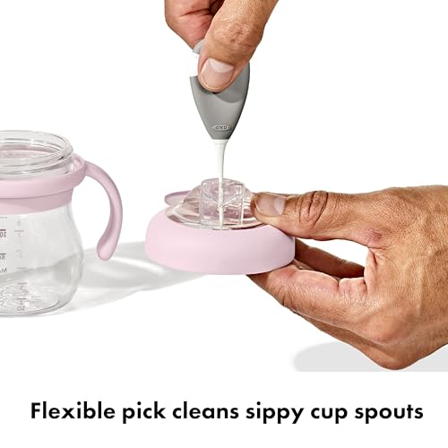 OXO Tot Cleaning Set for Straw & Sippy Cup - Pebble