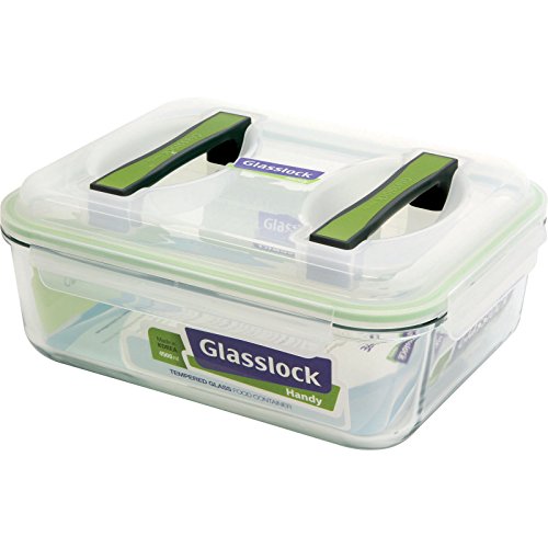 Glasslock 19-Cup Rectangle Handy Container,White - size: 19-Cup