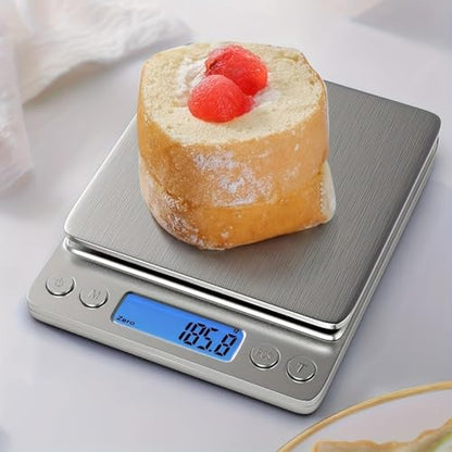 Digital Kitchen Scale- Grams and Ounces, Essential for Cooking, Baking, and Meal Prep(Battery Not Included)