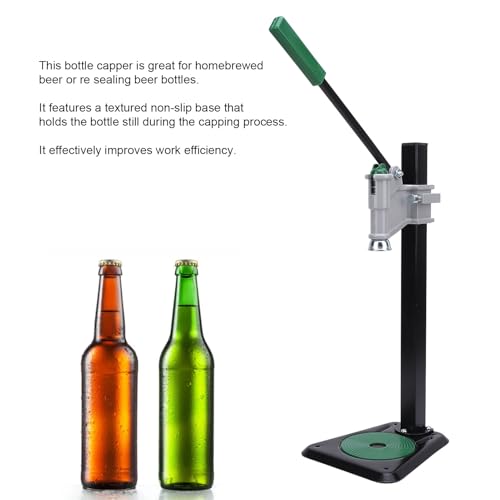 Strong Bench Bottle Capper,Manual Bottle Capper Tool, Home Brewing Bench Beer Bottle Capping Machine Iron