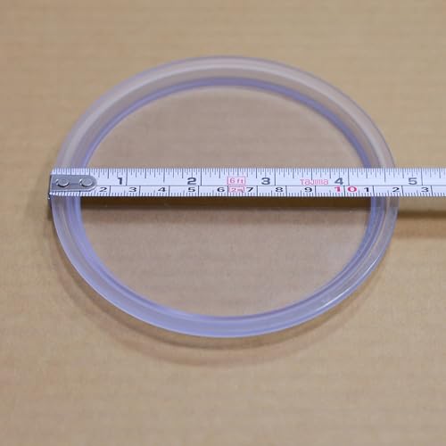 Tri Clamp Clear Cap 1.5"/2"/4" TC – Plastic Sight Glass for Homebrew Conical Fermenter – Durable End Cap – 1 Piece(4'' TC) - size: 4'' TC