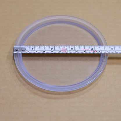 Tri Clamp Clear Cap 1.5"/2"/4" TC – Plastic Sight Glass for Homebrew Conical Fermenter – Durable End Cap – 1 Piece(4'' TC) - size: 4'' TC