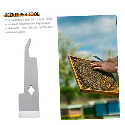 Stainless Steel Scraper for Frame Hive Beehive Scraping Tool Beekeeping Lifter Scraper Beekeeper Supplies Dual Use Tool