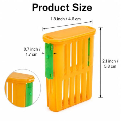 Queen Bee Catcher Cage Plastic Beekeeping Ventilated Clip 10PCS | Queen Bee Catcher Cage, Plastic Beekeeping Clip, Ventilated Design, Secure Grip, Reusable Tool, Set of 10