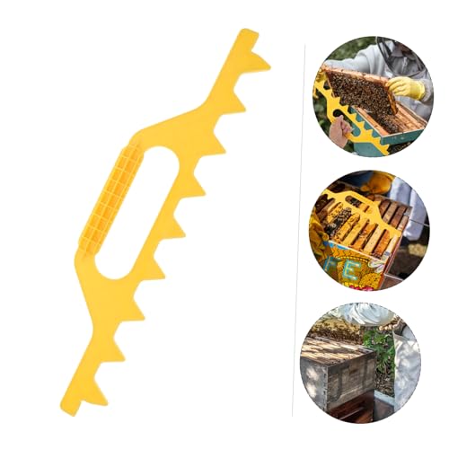 Hemoton Plastic Beehive Frame Spacer Tool Durable Beekeeping Equipment for Accurate Frame Spacing User Friendly Design for All Levels of Beekeepers Reliable Reusable Plastic Construction