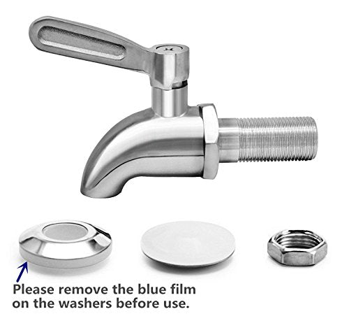 DOZYANT Updated More Durable Beverage Dispenser Replacement Spigot,Stainless Steel Polished Finished, Water Dispenser Replacement Faucet, fits Berkey and Other Gravity Filter Systems as Well