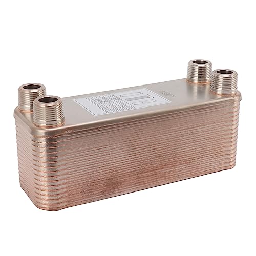 aqxreight Stainless Steel Brazed Plate Heat Exchanger Wort Chiller for Beer Water Cooling, aqxreight5ahvyk4zdi