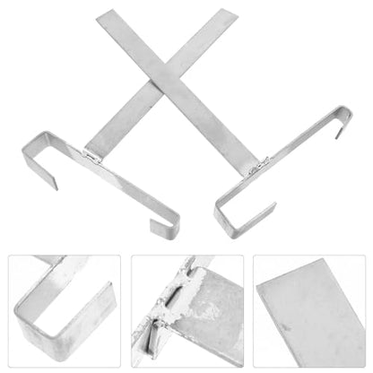 SHINEOFI 2pcs Stainless Metal Apiary Frame Holder Stand for Beehive Beekeeping Tools Rack Support Beekeeper Supplies Hive Frame Perch for Farming