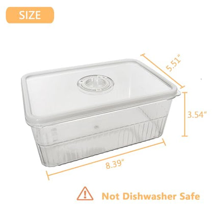 Cheese Container with Airtight Lid and Time Recording - Fridge Cheese Saver 丨NOT DISHWASHER SAFE 丨 - color: 1 PCS