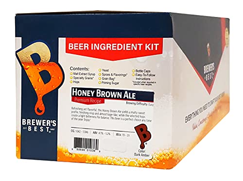 Brewer's Best Honey Brown Ale Beer Ingredient Kit