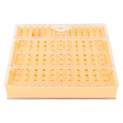 Queen Rearing System Kit | 110 Plastic Cell Cups Grafting - Innovative Design | Queen Cage & Breeding Box for Beekeeping/Apiary Management | Reusable Tools