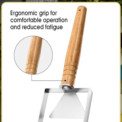 Beekeeping Tool Stainless Steel Uncapping Scraper for Smooth Process Uncapping Fork Shovel Tool - color: A