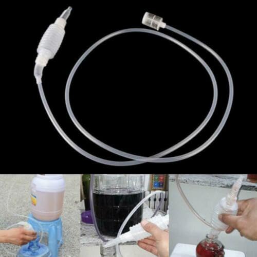 Auto Siphon for mini 14 Inch Home Brewing Kit For Wine Beer Making - Food Safe PP Transfer Pump With 6ft Silicone Tubing Small Batch