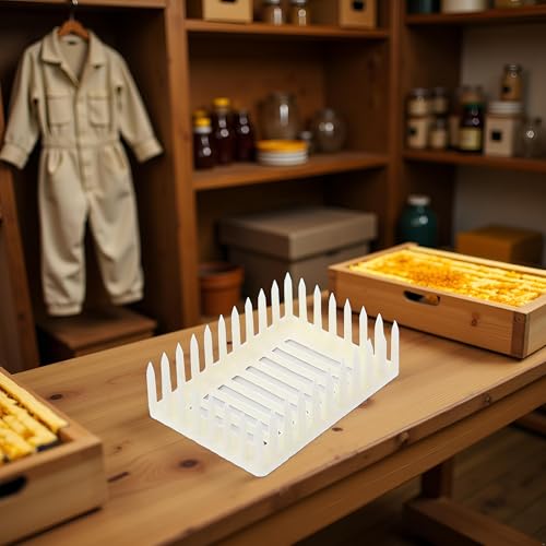 White Poity Plastic Queen Marker Cage Clip Bee Catcher Beekeeper Beekeeping Tools Equipment Farm and Ranch Beekeeping Supplies,Farm and Ranch