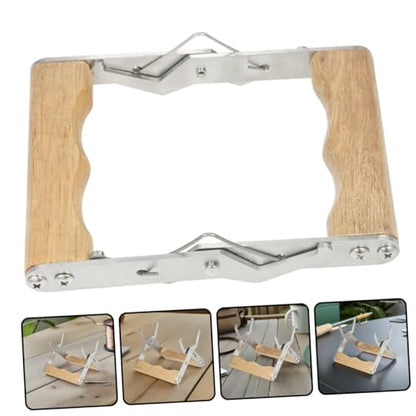 OSALADI 3pcs Beekeeping Frame Gripper Clamp with Wood Handle Bee Hive Frame Lifter Tool for Beekeepers Beekeeping Equipment for Hive Maintenance