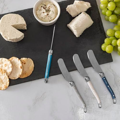 French Home 8-Piece Laguiole Spreader Set - Coastal Frost - style: Coastal Frost