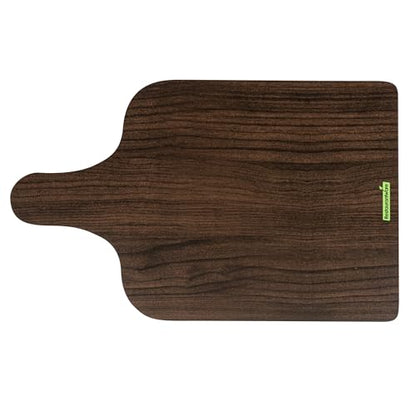Cater Tek 15.8 x 9.8 Inch Charcuterie Boards, 10 Faux Wood Cheese Boards - WIth Handle, Stackable, Dark Paper Cardboard Charcuterie Boards, Disposable, For Serving At Catered Events - Restaurantware - color: Dark, size: 15 3/4"