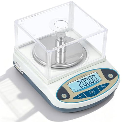 CGOLDENWALL High Precision Lab Scale Digital Analytical Electronic Balance Laboratory Precision Scale Jewelry Scales Kitchen Precision Weighing Electronic Scales 0.01g Calibrated (2000g, 0.01g) - size: 2000g