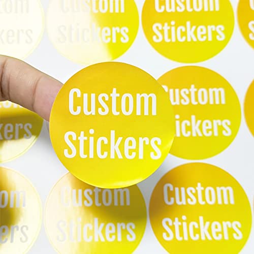 100-500 Custom Stickers Personalized Labels, Customized Stickers with Any Image Logo and Text. Custom Stickers for Business Logo Labels,etc. (Square,3.5 Inch) - color: Square, size: 3.5 Inch