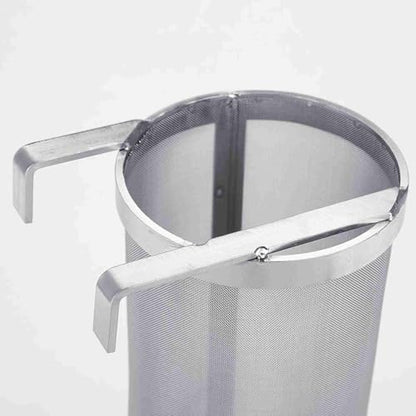Beer Brewing Dry Hopper Filter, 300 Micron Mesh Brew Filter Stainless Steel Homemade Brew Beer Hop Mesh Filter with Hook for Home Beer Brewing 10 x 25.5cm (10 * 25.5cm)