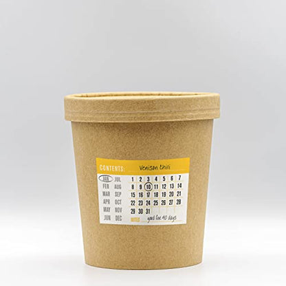 Food Packaging Labels with Month and Date Info / 250 Small 2.5" x 1.7" Meal Prep Labels/Freezer Safe Meal Planning Stickers/Made in The USA - size: Yellow 1.7” x 2.5”