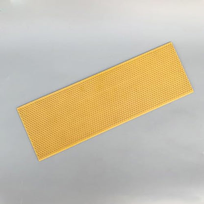 3pcs Plastic Comb Foundation Bee House Foundation Deep Hive Honeycomb Sheet Beekeeping Tool for Beekeepers Patio and Farm Use