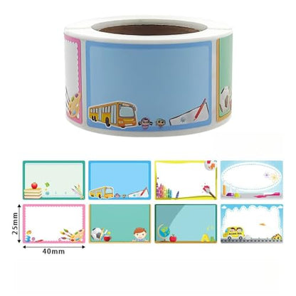 500 Removable Labels - No Residue, Reusable and Waterproof | Suitable for Food Storage Containers, Etc. (200pcs) - color: 200pcs