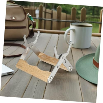 OSALADI 3pcs Beehive Frame Gripper Set for Beekeeping Ergonomic Wood and Metal Apiary Frame Holder Minimizing Disturbance During Hive Inspection